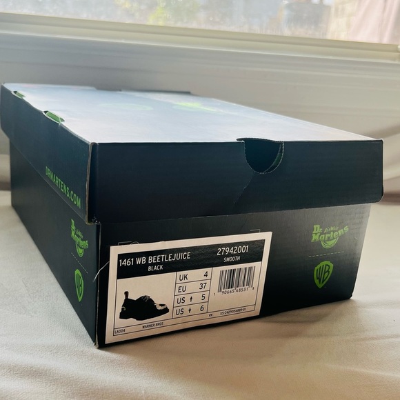 Dr Martens Beetlejuice 1461 Lydia Lace-Up Oxfords 6 W / 5 M Limited Edition Rare - Picture 11 of 15